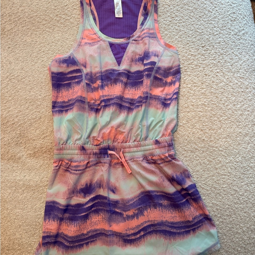 Ivivva Size 12 tye dye athletic dress kids